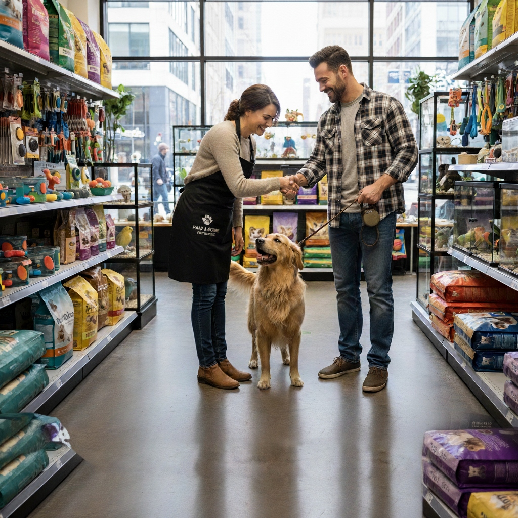 Atendimento de qualidade no Pet Shop